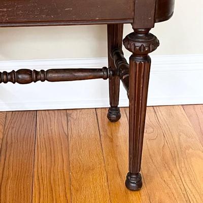 Upholstered Spindle Stool