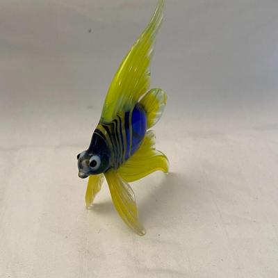 Darling Hand Blown Glass Angel Fish