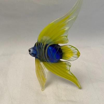 Darling Hand Blown Glass Angel Fish