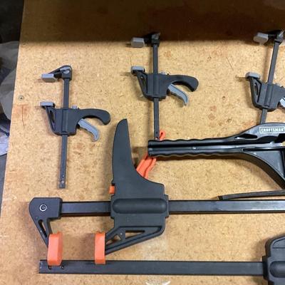 5 Clamps And Craftsman Filter Wrench.