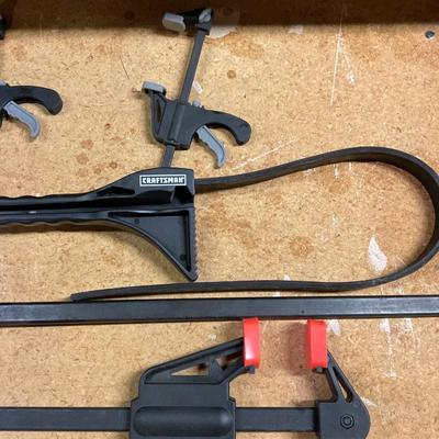 5 Clamps And Craftsman Filter Wrench.