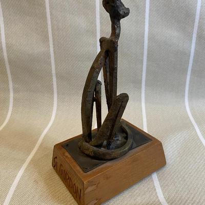 Vintage Si Gordon Signed Cat Statue