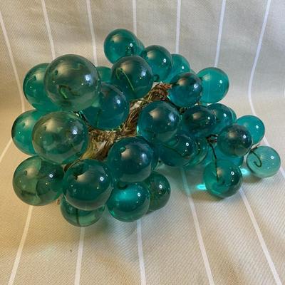 Vintage Green Lucite Grapes