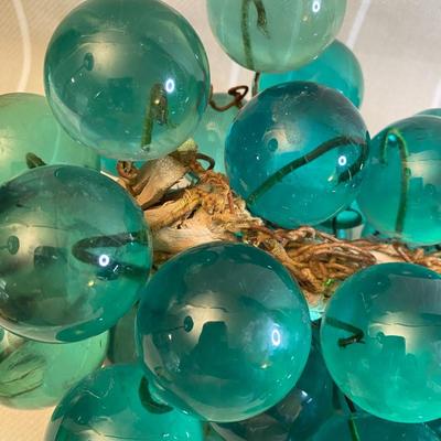 Vintage Green Lucite Grapes