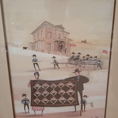 2 Pieces of P Buckley Moss Artwork