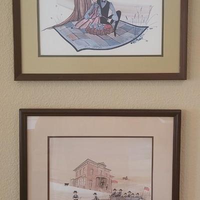 2 Pieces of P Buckley Moss Artwork