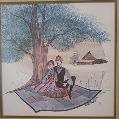 2 Pieces of P Buckley Moss Artwork