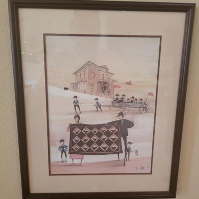 2 Pieces of P Buckley Moss Artwork