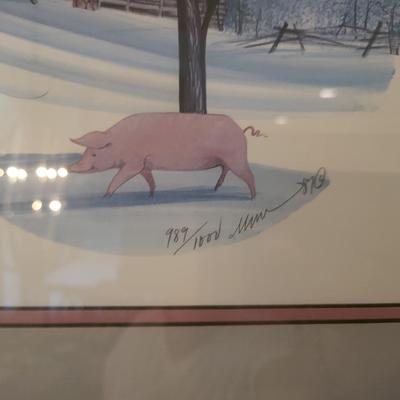 3 Pieces of P Buckley Moss Artwork
