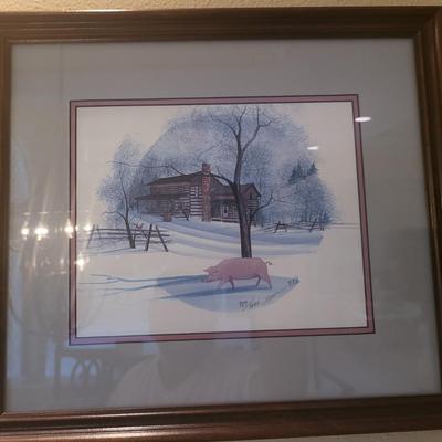 3 Pieces of P Buckley Moss Artwork