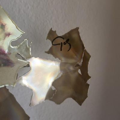 Signed Metal Artwork