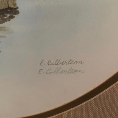 E Culbertson Duck Print