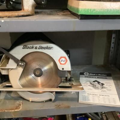 836 Black and Decker Circular Saw and Blades
