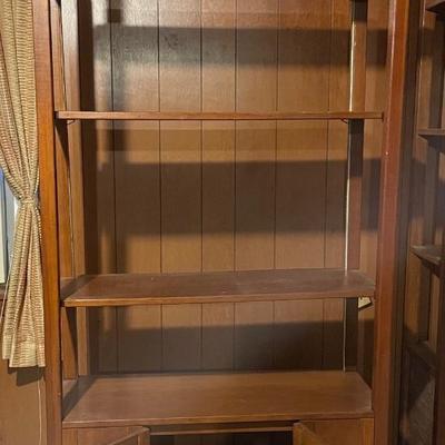 Bookcase w/shutter door base & adjustable shelves #2