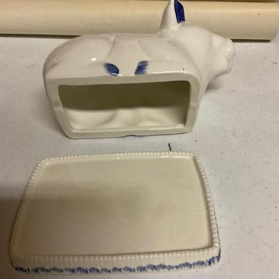 Pig Butter Dish