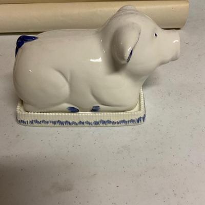 Pig Butter Dish