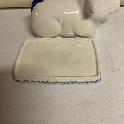 Pig Butter Dish