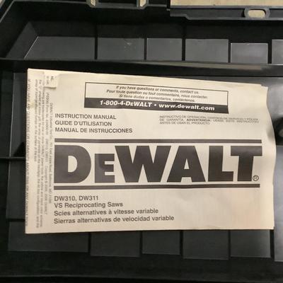 845 DeWALT VS Reciprocating Saw