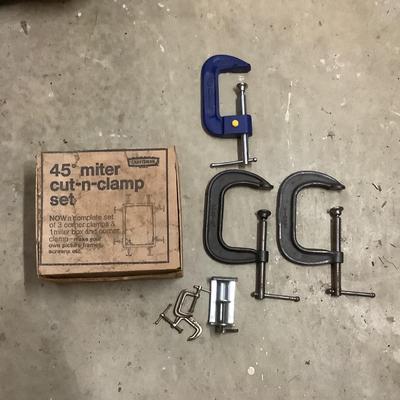 847 Set of C Clamps, Cut and Clamp Set