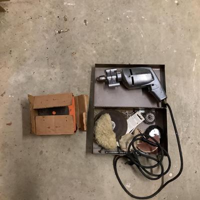 851 Vintage Shopmate Industrial 1/4" Drill with Storage Case