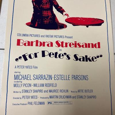 â€œFor Peteâ€™s Sakeâ€ Original Movie Poster
