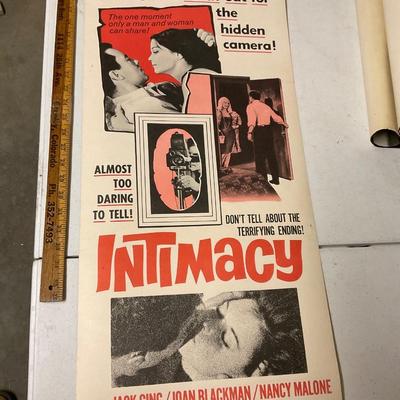 Original Movie Poster Exposed Intimacy