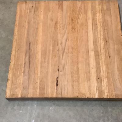 858 Vintage 24" square Butcher Block Top
