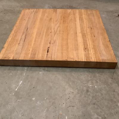 858 Vintage 24" square Butcher Block Top