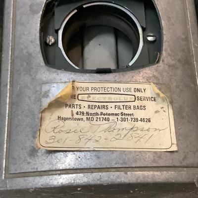 859 Vintage Electrolux Canister Vacuum