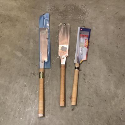 893 Lot of Three Japanese Hand Saws