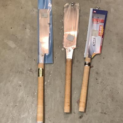 893 Lot of Three Japanese Hand Saws