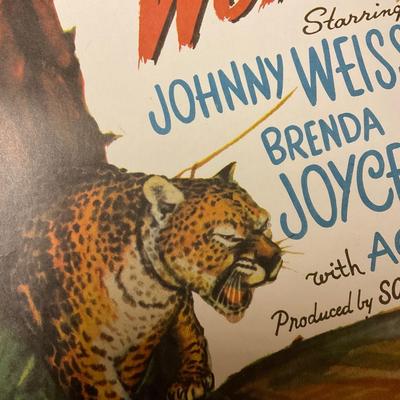 Movie Poster Tarzan And The Leopard Woman.