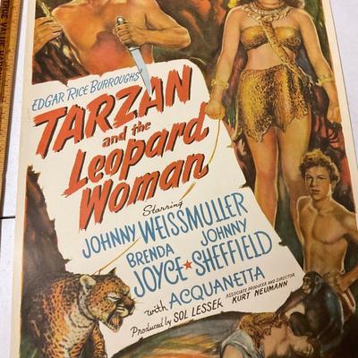 Movie Poster Tarzan And The Leopard Woman.