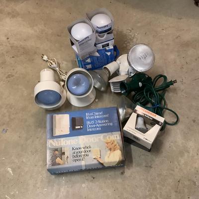 899 Outdoor Flood Light and Nutone Door Chime