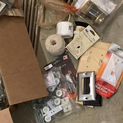 900 Lot of Misc. Opened and Unopened Home Repair Supplies