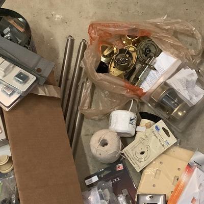 900 Lot of Misc. Opened and Unopened Home Repair Supplies