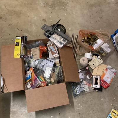 900 Lot of Misc. Opened and Unopened Home Repair Supplies
