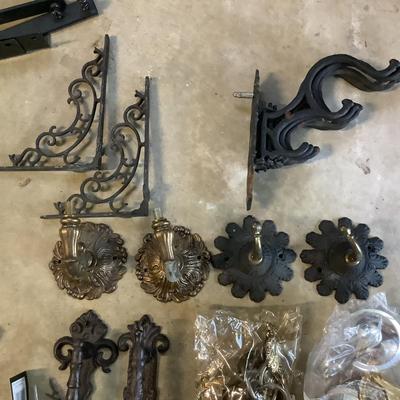 909 Variety of Wall Hooks and Decorative Pulls