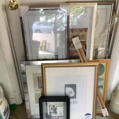 887 Lot of New Various Size Picture Frames