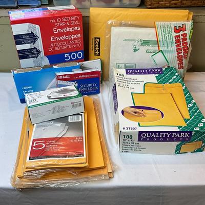 953 Lot of Padded and Letter, Legal Size Envelopes