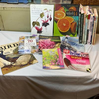971 Lot of Watercolor Painting Books