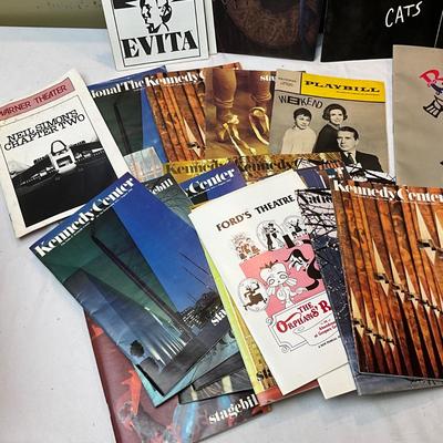 975 Lot of Kennedy, National, Warner Theater Playbills