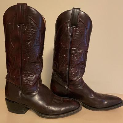 Sheplers Leather Cowboy Boots 9  1/2D