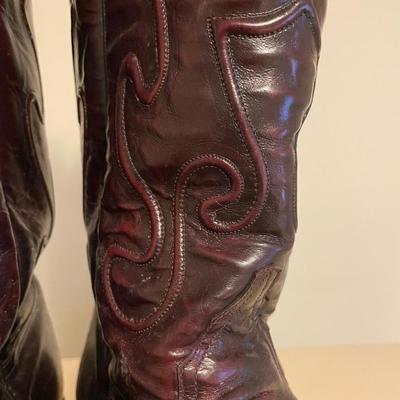 Sheplers Leather Cowboy Boots 9  1/2D