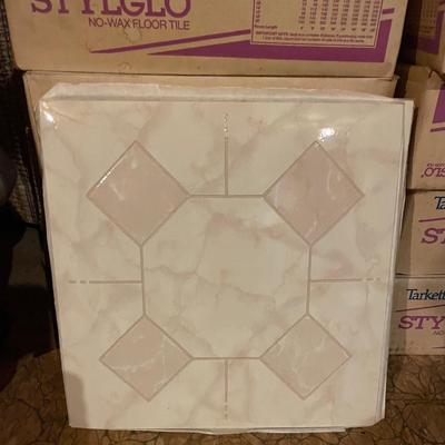 9 boxes StyleGlo Vinyl Tile