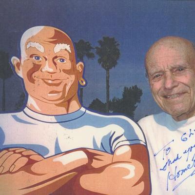 Mr. Clean House Peters Jr. signed photo