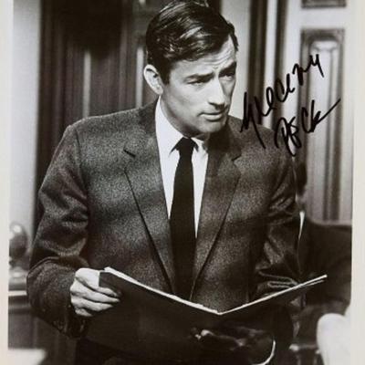 Gregory Peck signed movie still photo 