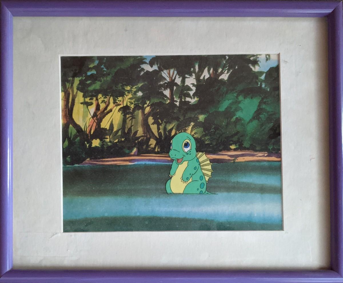 Dink, The Little Dinosaur Framed Animation Cel 