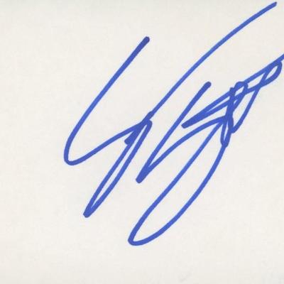 Sean William Scott signature cut