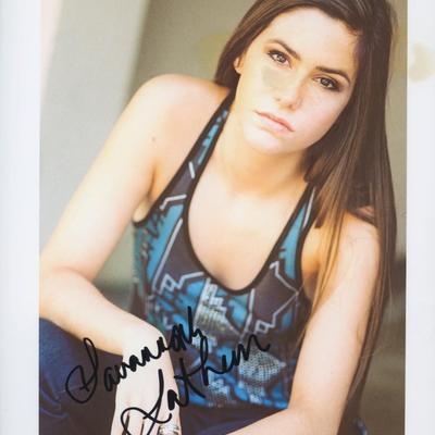 Savannah Lathem signed photo